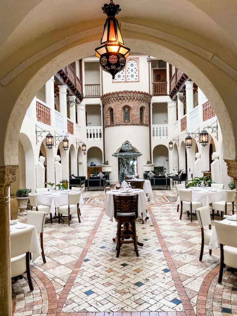 Gianni Versace Courtyard Dining